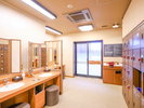 女性大浴場脱衣場