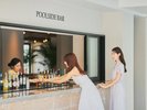 【プールサイドバー】ウェルカムジェラートはこちらで提供しております。