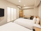 【スーペリアユニバーサルツイン】ハンディキャップをお持ちのお客様にも安心してご宿泊頂ける客室です。