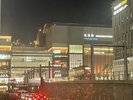 路面電車 広島駅(夜)