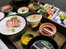 夕食:刺身定食