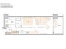 平面図:デラックススイート(55平米)・レイアウトはお部屋により異なる場合がございます。