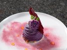 紅芋とカシスのロイヤルモンブラン(ディナーコースイメージ)