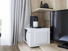 シングル:電子レンジ付きで快適滞在