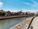 『河崎を街歩き』 河崎の町並みを眺めながら、勢田川添いの朝散歩。