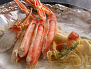 カニの旨みたっぷりのパスタ