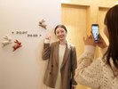 【小石原焼作品】福岡の伝統工芸品である小石原焼作品による階数表示。