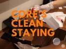 (Core's Clean Staying) 全室徹底除菌をおこなっております。