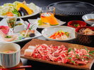 【蔵王名物ジンギスカン膳】ジューシーな生ラムを鉄鍋でお好きな焼き加減で召し上がれ