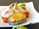 アワビのステーキをご賞味ください【和食会席】