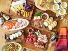 BBQディナーメニュー一例リゾートクオリティのアウトドアディナーをお楽しみください