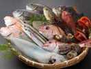 ご夕食では豊富な海の幸がお楽しみいただけます