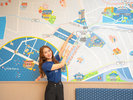 【施設】大きな周辺MAP♪どこに観光に行こうかな。