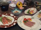 新潟和牛と蟹すき御膳