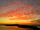 10月頃の夕焼け