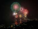 【熱海海上花火大会】カラフルな花火が夜空を彩ります