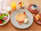 朝食・パンケーキ