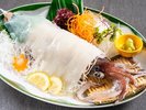 【ディナーメニュー】剣先イカの姿造り
