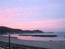 客室からは夕焼けが楽しめます