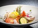 【夕食一例】魚介のアクアパッツア