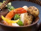 【夕食一例】秋の味覚!松茸の土瓶蒸し