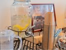 ラウンジではコーヒー、紅茶、戸田の名水等が無料でお楽しみいただけます。