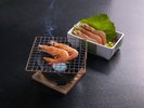 焼きたてジュワッと旨み、本海老の網焼き