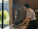 【シングル館朝食】土鍋で炊いたホカホカのごはんです