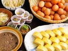 朝食はヘルシーなミニバイキング付※画像はイメージ