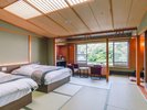 <禁煙>プレミアム和ベッド12.5畳〜Garden View〜