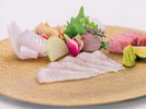 地魚薄造り 他三種