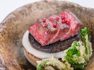 島根県産和牛ステーキと旬の焼き野菜