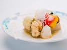 鱧と夏野菜揚げ出し