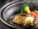 【土地の恵み会席】活鮑の陶板焼イメージ