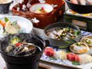 土地の恵み会席2026春【活鮑陶板焼】