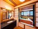 半露天風呂付 和モダン特別室「雪」