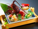 【夕食】別注料理一例 伊勢海老の姿造り ※詳細はお問い合わせください。