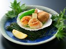 【夕食】別注料理一例 ホタテのバター焼き ※詳細はお問い合わせください。