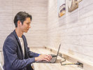 【ライブラリーカフェ】デスクワークにもお使いいただけます