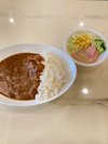 朝食カレー・サラダ