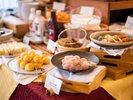 朝食ビュッフェ一例