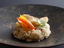 春夏の飛梅会席の1品。真鯛のリゾット(例)