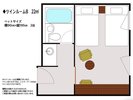 ◆ツインルームB 22平米