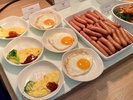 ◆朝食 目玉焼きとオムレツ(イメージ)