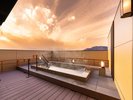 2026年リニューアル☆展望露天風呂 夕方@