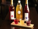 信州産「ぶどう」、「りんご」、「しそ」ジュースの3種飲み比べ