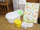 大浴場の脱衣場にはお子様向けの貸し出し備品も充実しております