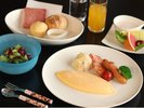 小学生以下のお子様のご朝食に、洋食プレートをご用意いたします