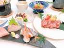 旬の魚と特選和牛をお楽しみ頂けます【播磨灘会席】