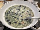 朝食バイキング クラムチャウダースープ
